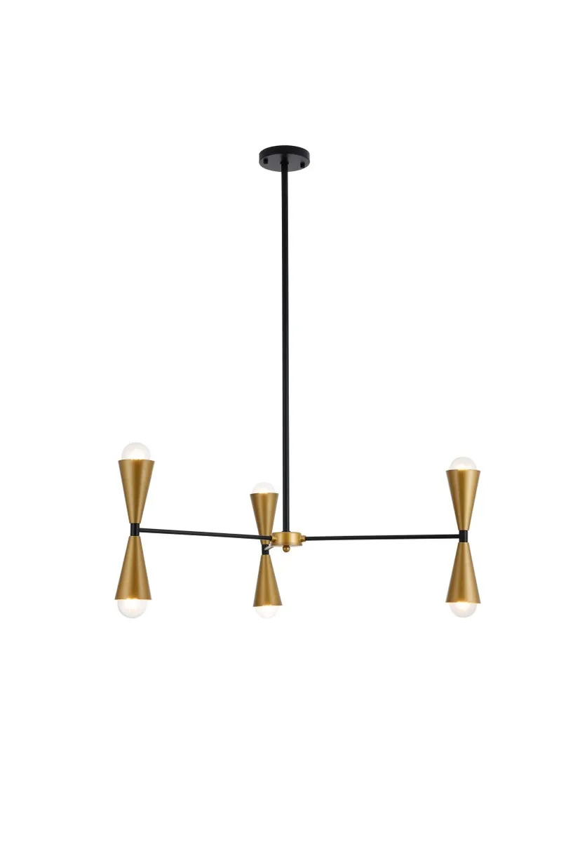 Elegant Lighting Six Light Pendant Cheap Ceiling Lights outlet