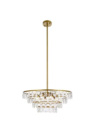 Elegant Lighting Six Light Pendant Discount Ceiling Light fixtures