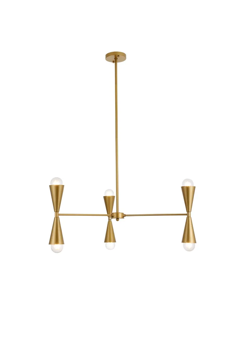 Elegant Lighting Six Light Pendant Cheap Ceiling Lights outlet