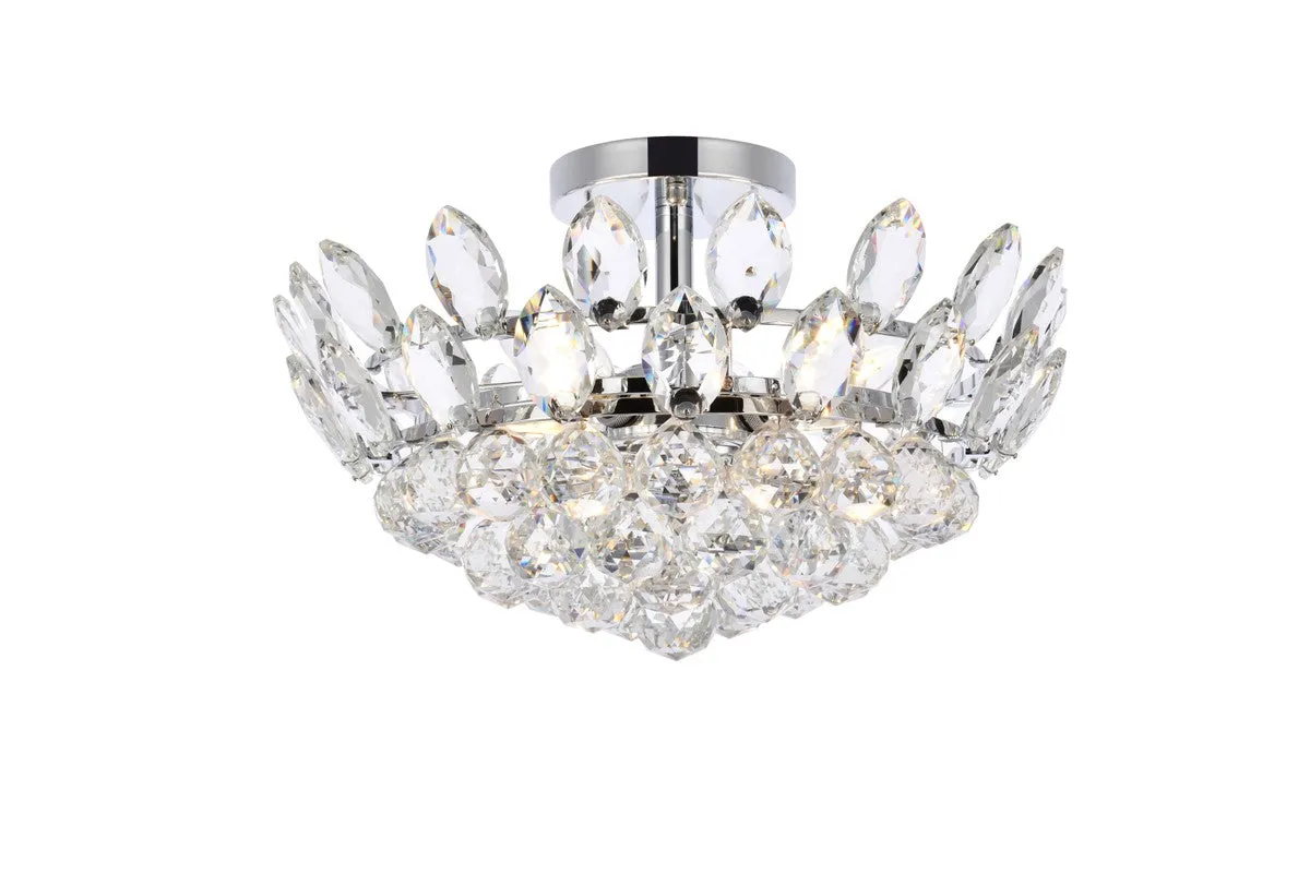 Elegant Lighting Three Light Flush Mount Discount Ceiling Mount Lights