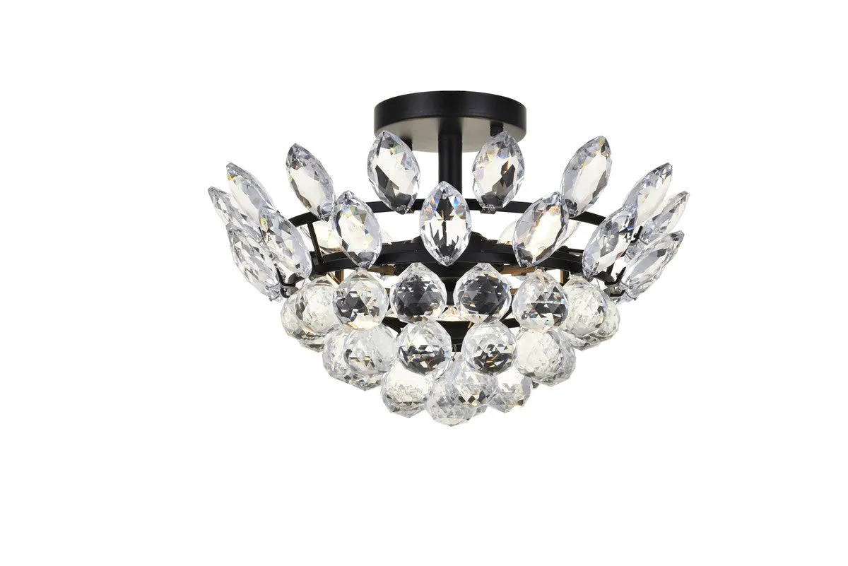 Elegant Lighting Three Light Flush Mount Discount Ceiling Mount Lights