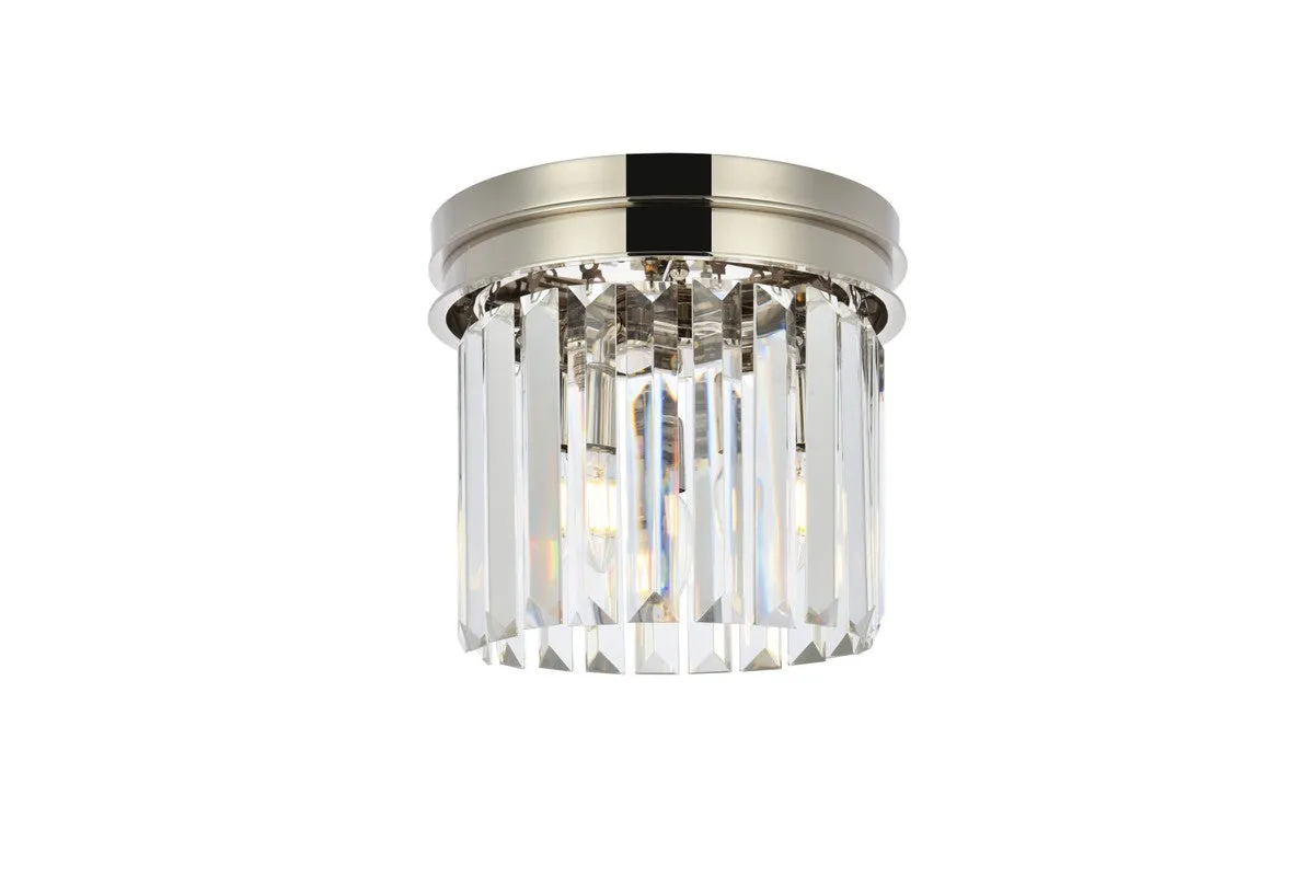 Elegant Lighting Three Light Flush Mount Flush Mount Ceiling Lights
