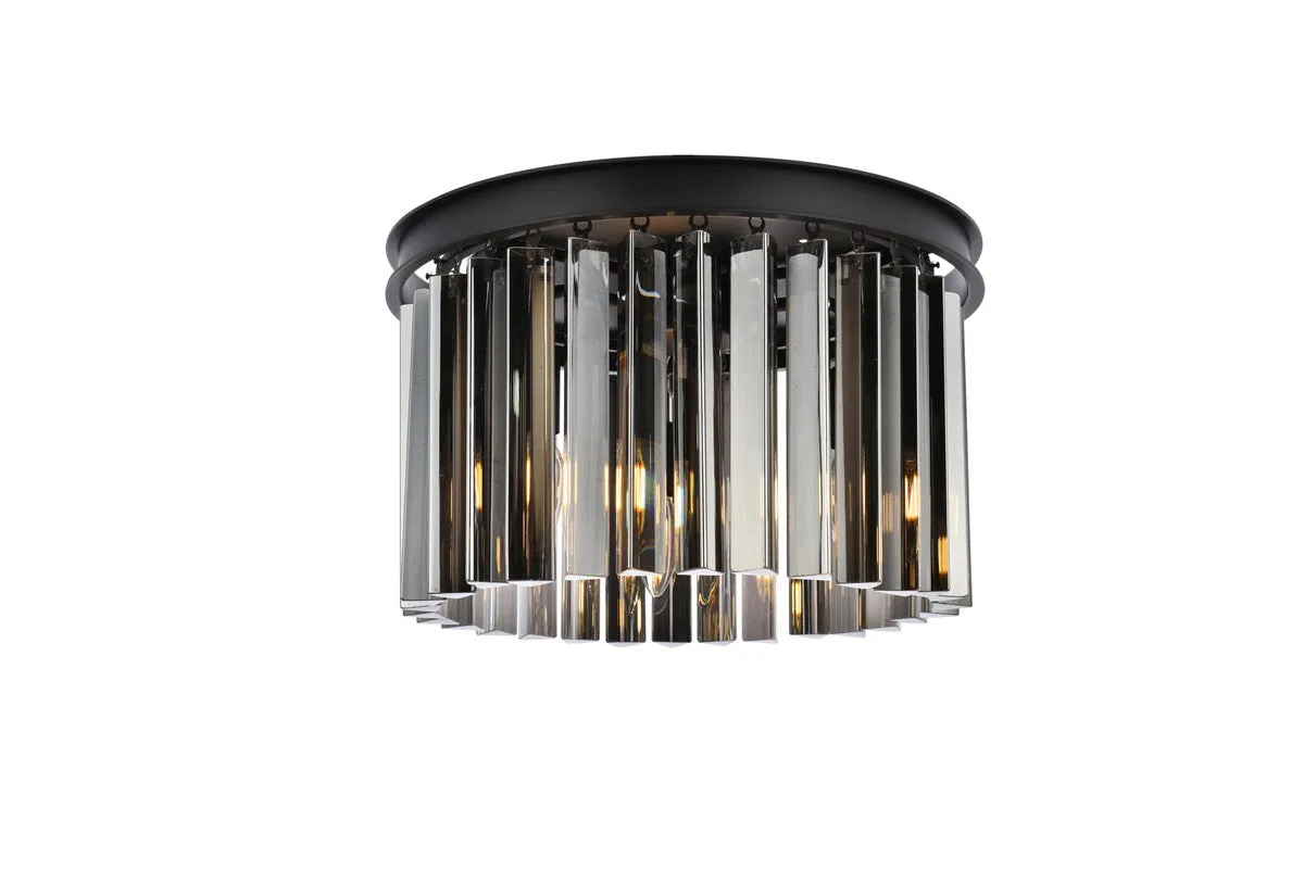 Elegant Lighting Three Light Flush Mount Flush Mount Ceiling Lights