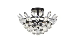 Elegant Lighting Three Light Flush Mount Discount Ceiling Mount Lights