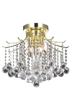 Elegant Lighting Three Light Flush Mount Cheap Low Ceiling Lighting