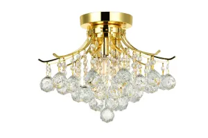 Elegant Lighting Three Light Flush Mount Flush Mount Ceiling Lights