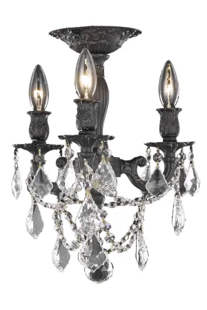 Elegant Lighting Three Light Flush Mount Flush Mount Ceiling Lights