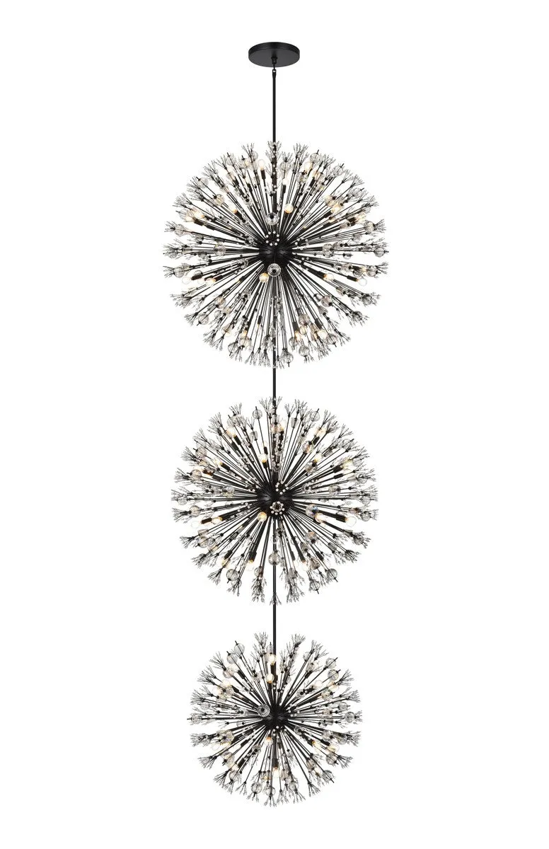 Elegant Vera 2500G48L3BK Chandelier Light - Black Chandeliers clearance today