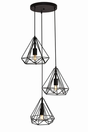 Elegant Lighting Three Light Pendant Cheap Ceiling Lights outlet
