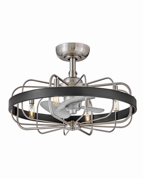 Eli 22" LED Fandelier Brushed Nickel Fandeliers FANS on sale now