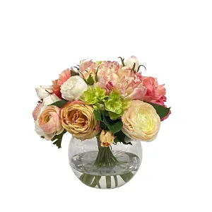 Elizabeth Peony & Rose Arrangement Artificial Flowers Spring Refresh