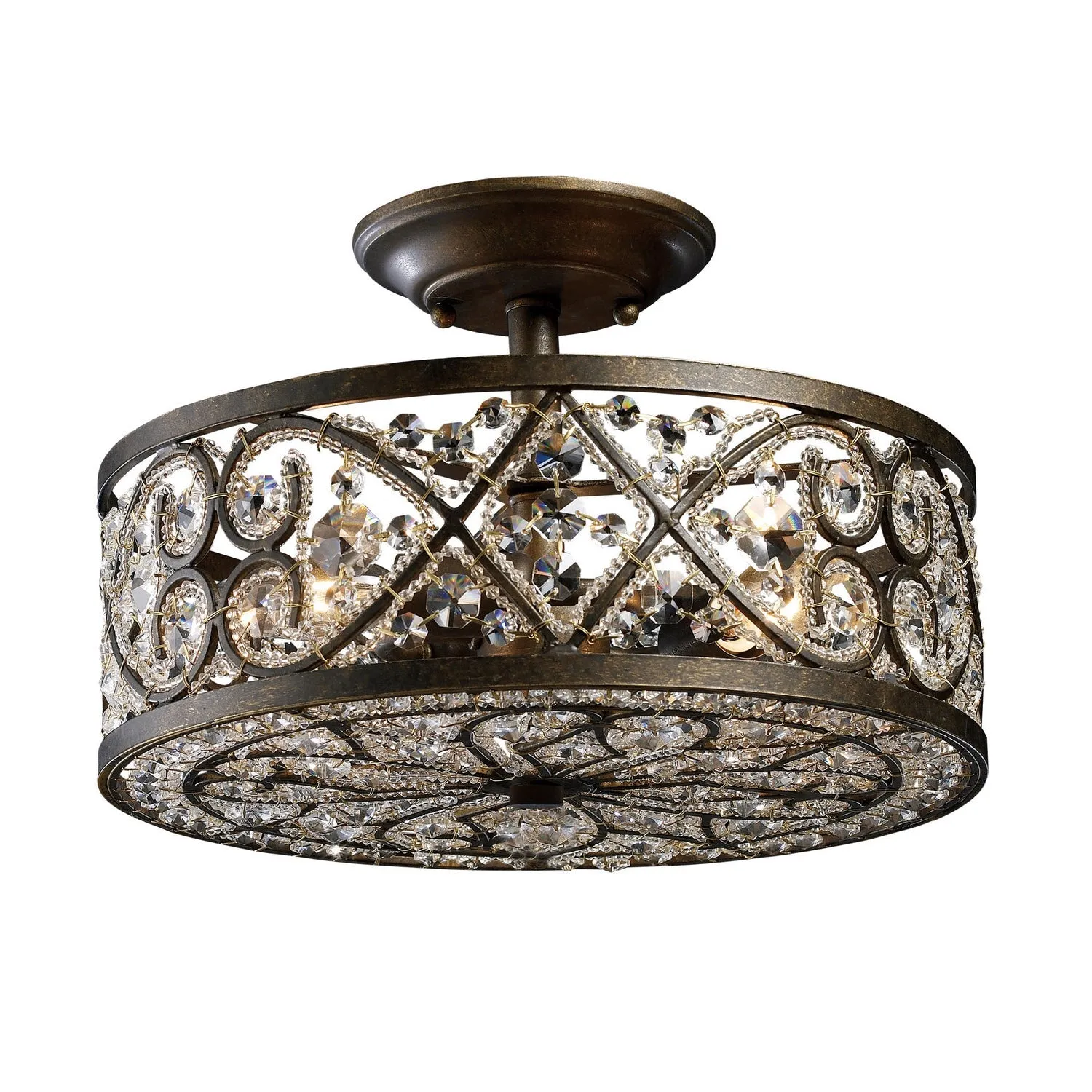 ELK Home Four Light Semi Flush Mount Flush Mount Ceiling Lights