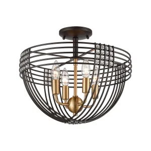 ELK Home Four Light Semi Flush Mount Flush Mount Ceiling Lights