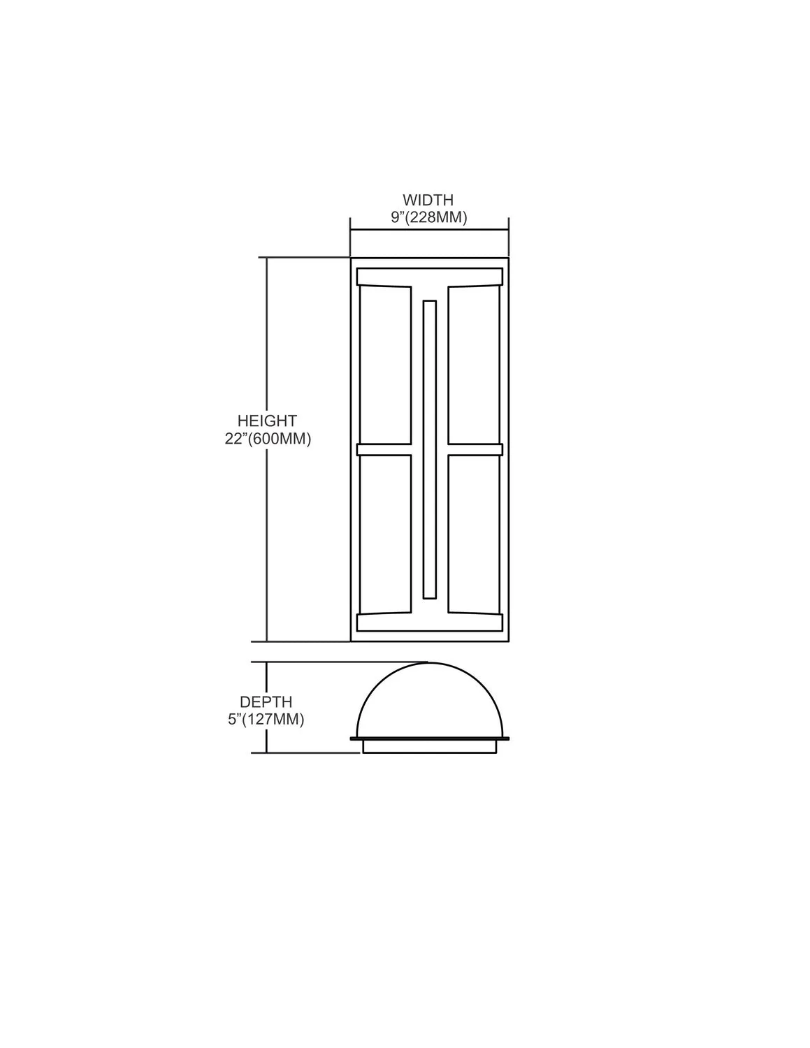 ELK Home LED Outdoor Wall Sconce