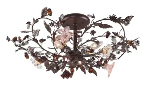 ELK Home Three Light Semi Flush Mount Flush Mount Ceiling Lights