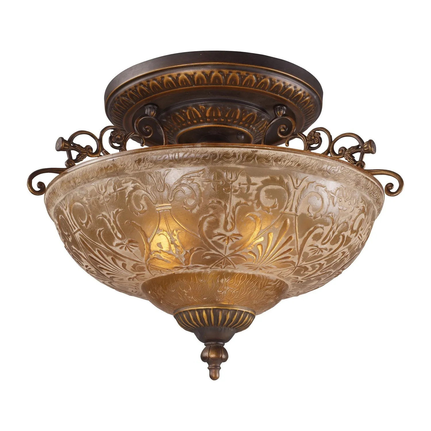 ELK Home Three Light Semi Flush Mount Flush Mount Ceiling Lights