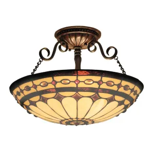 ELK Home Three Light Semi Flush Mount Flush Mount Ceiling Lights