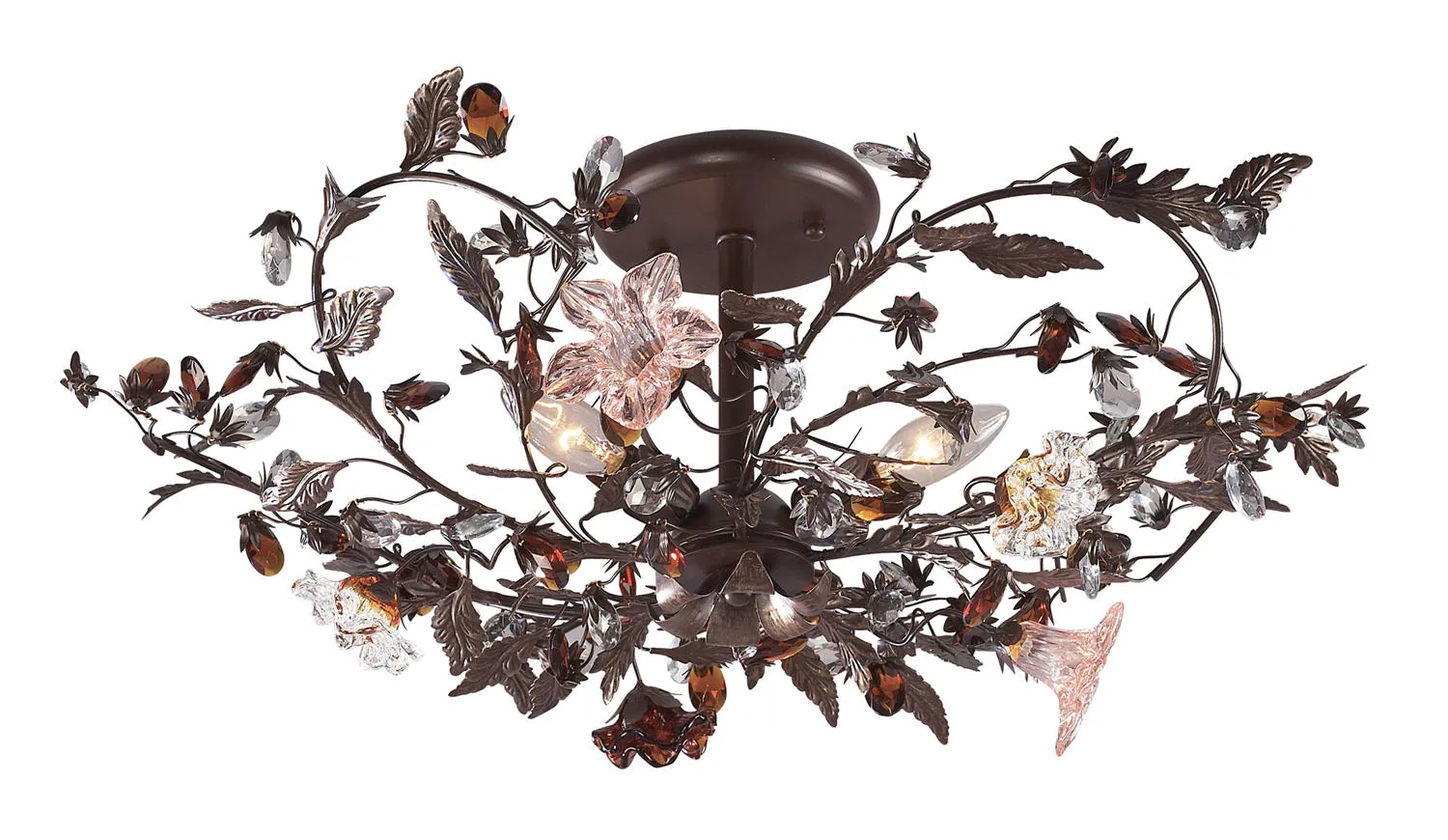 ELK Home Three Light Semi Flush Mount Flush Mount Ceiling Lights