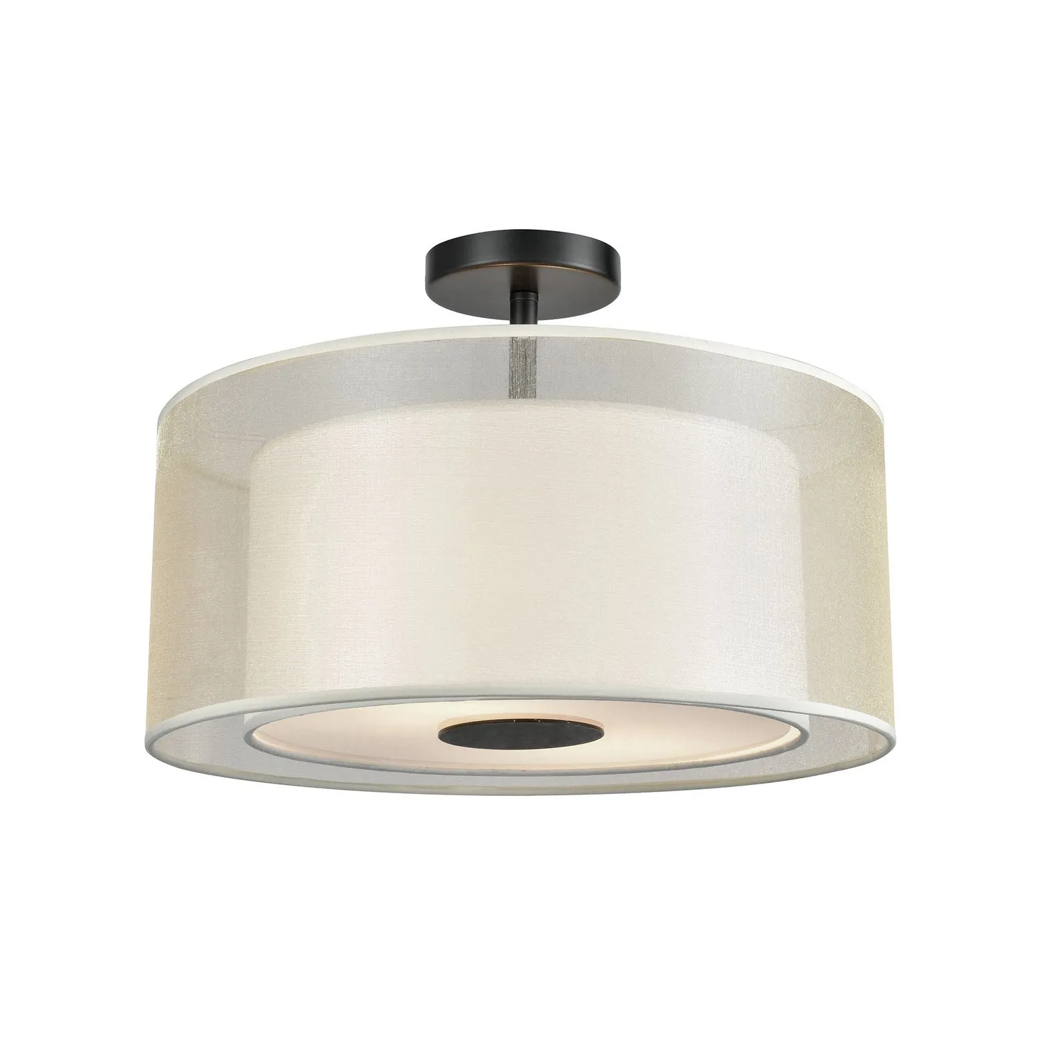 ELK Home Two Light Semi Flush Mount Cheap Low Ceiling Lighting