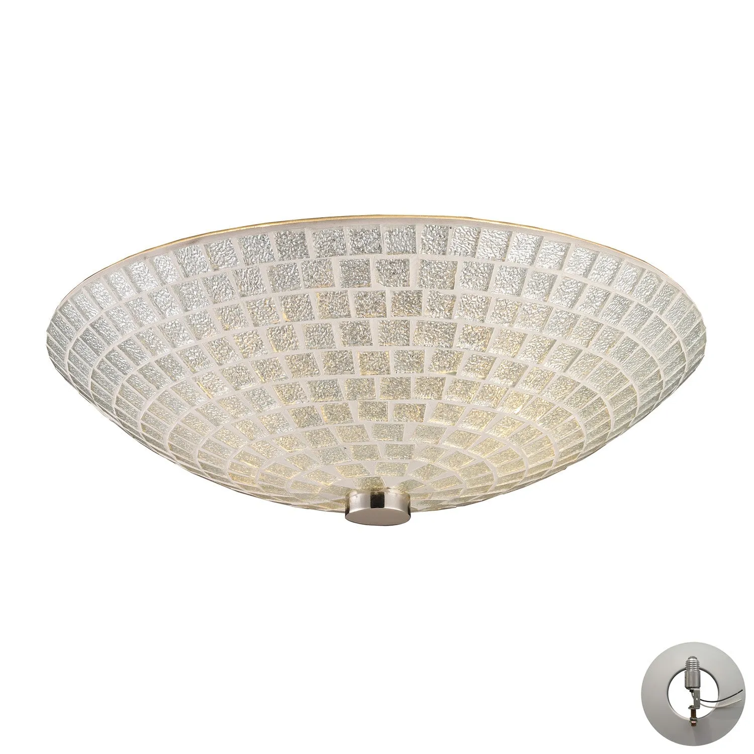 ELK Home Two Light Semi Flush Mount Cheap Low Ceiling Lighting