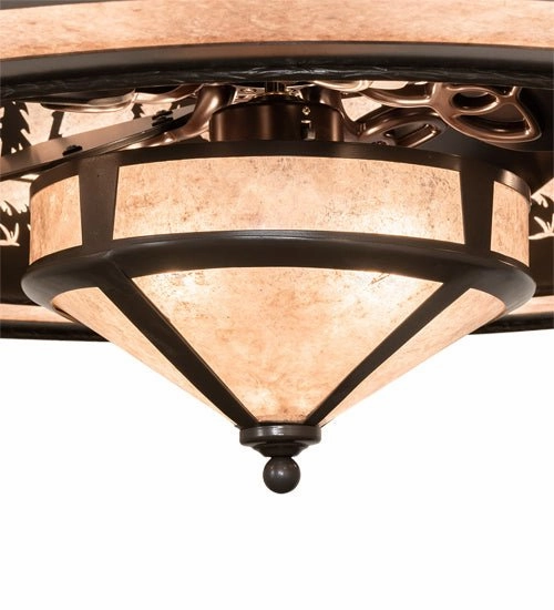 Elk At Dusk 11 Light Chandel-Air Compact Small Fans discount