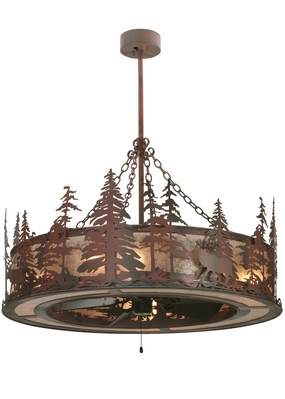 Elk At Dusk 11 Light Chandel-Air Fandeliers FANS on sale now