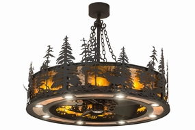 Elk At Dusk 16 Light Chandel-Air Fandeliers FANS on sale now