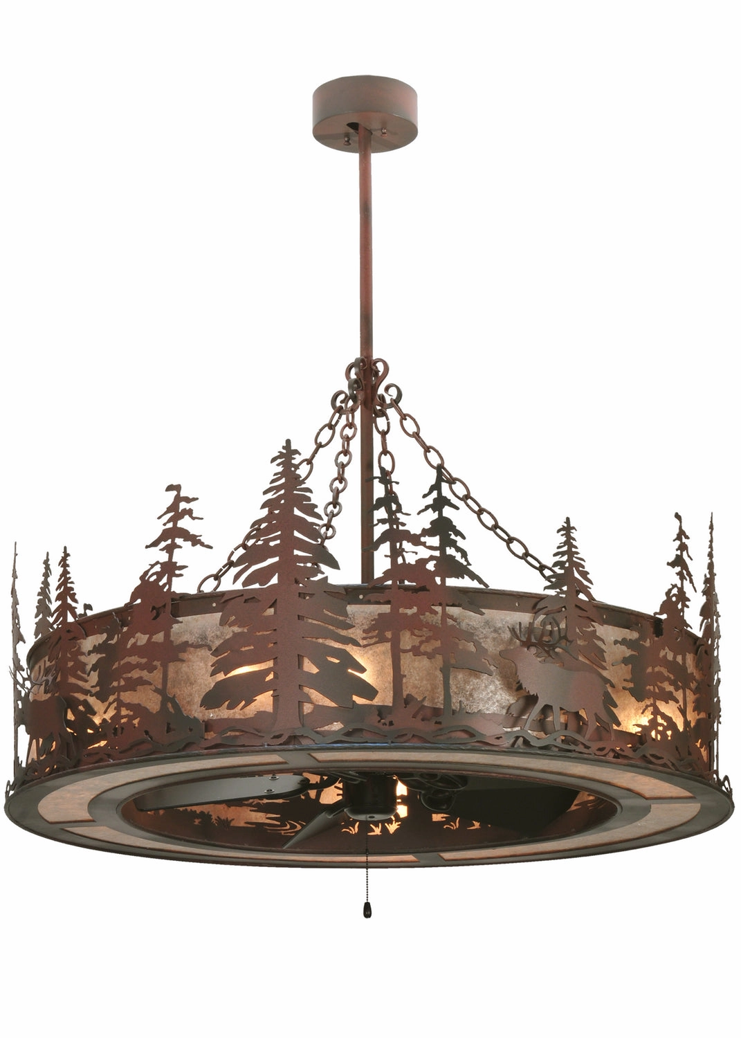 Elk At Dusk Eight Light Chandelier Fandeliers FANS on sale now