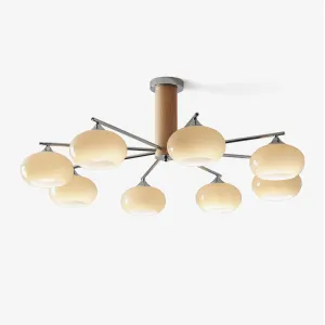 Elliptical Persimmon Chandelier Budget Bedroom Lighting store