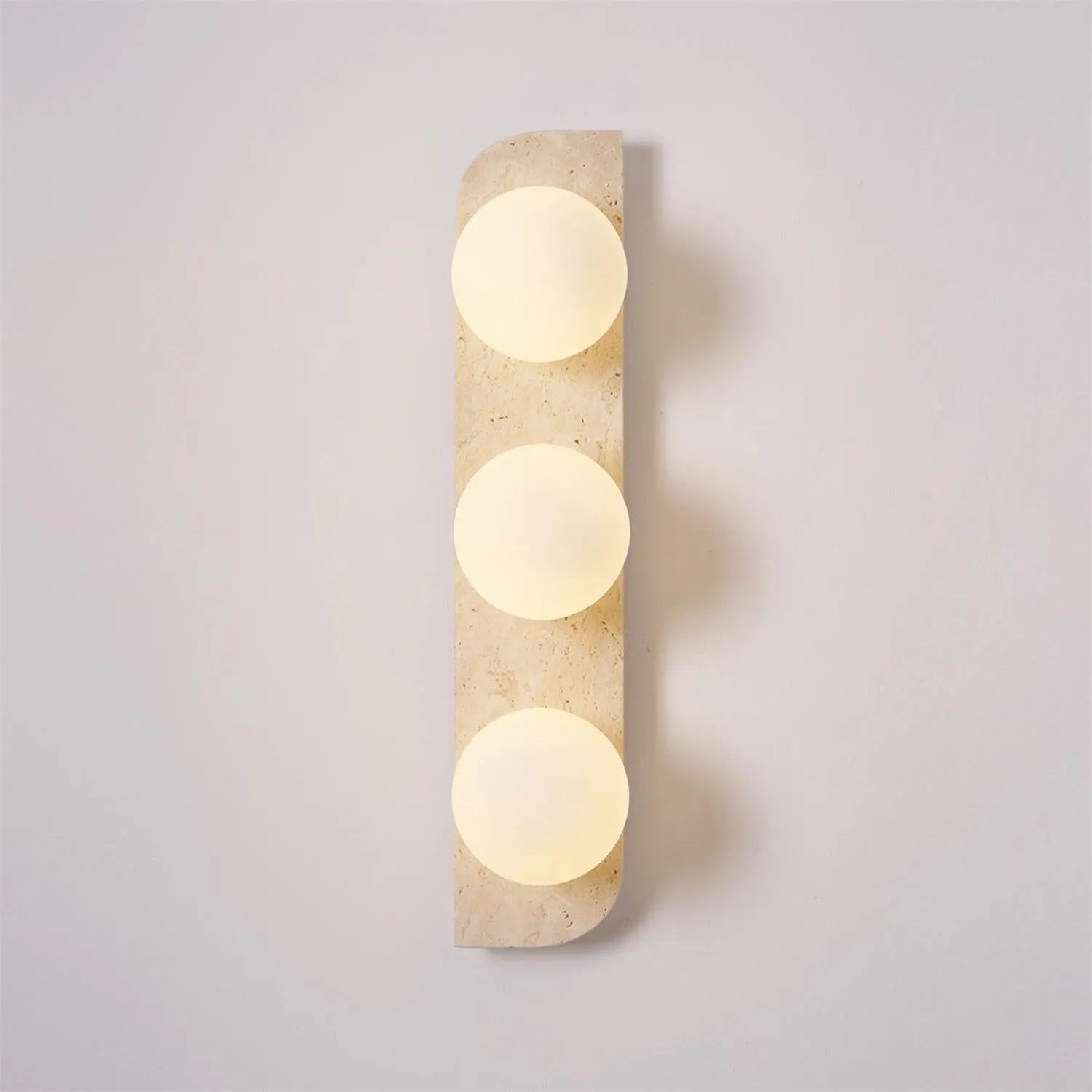 Elysian Travertine Plug-in Wall Light