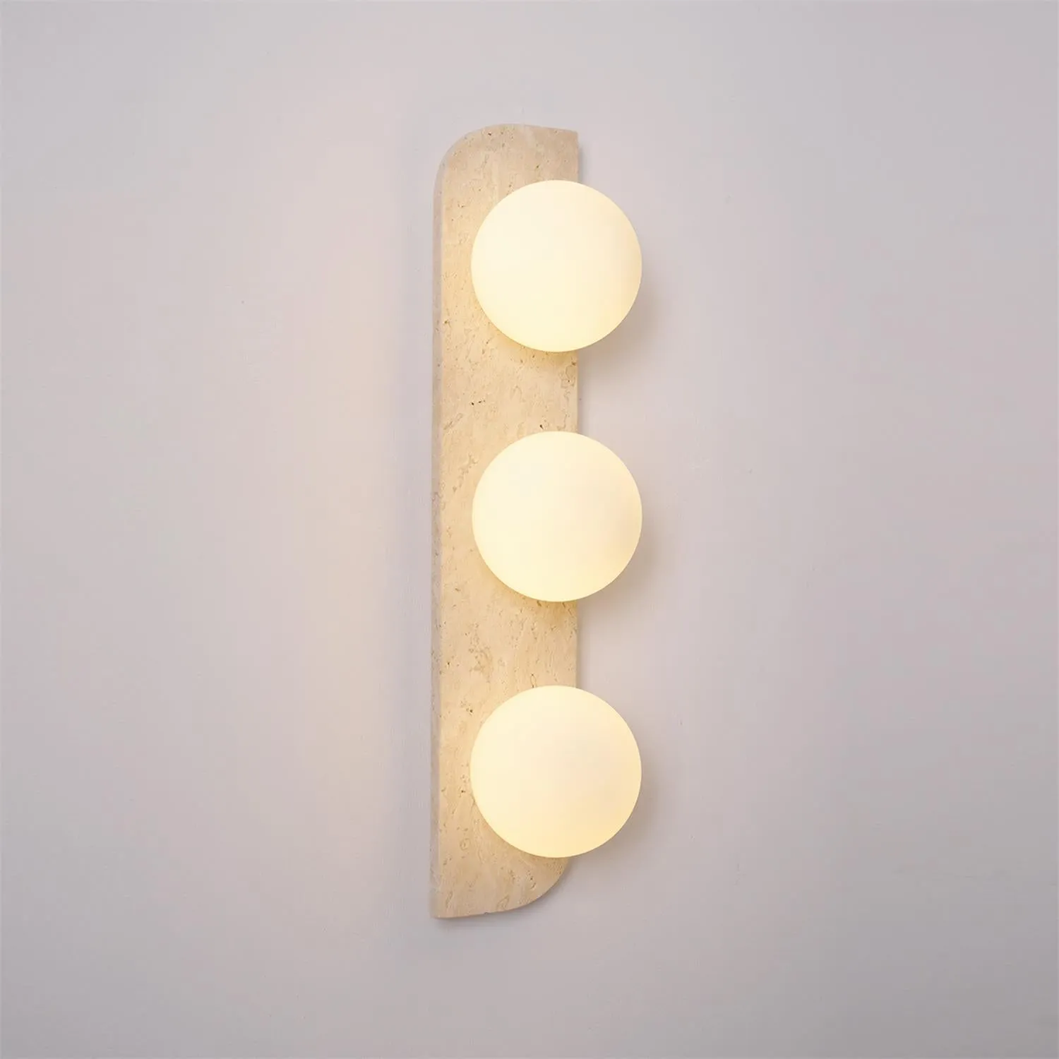 Elysian Travertine Plug-in Wall Light