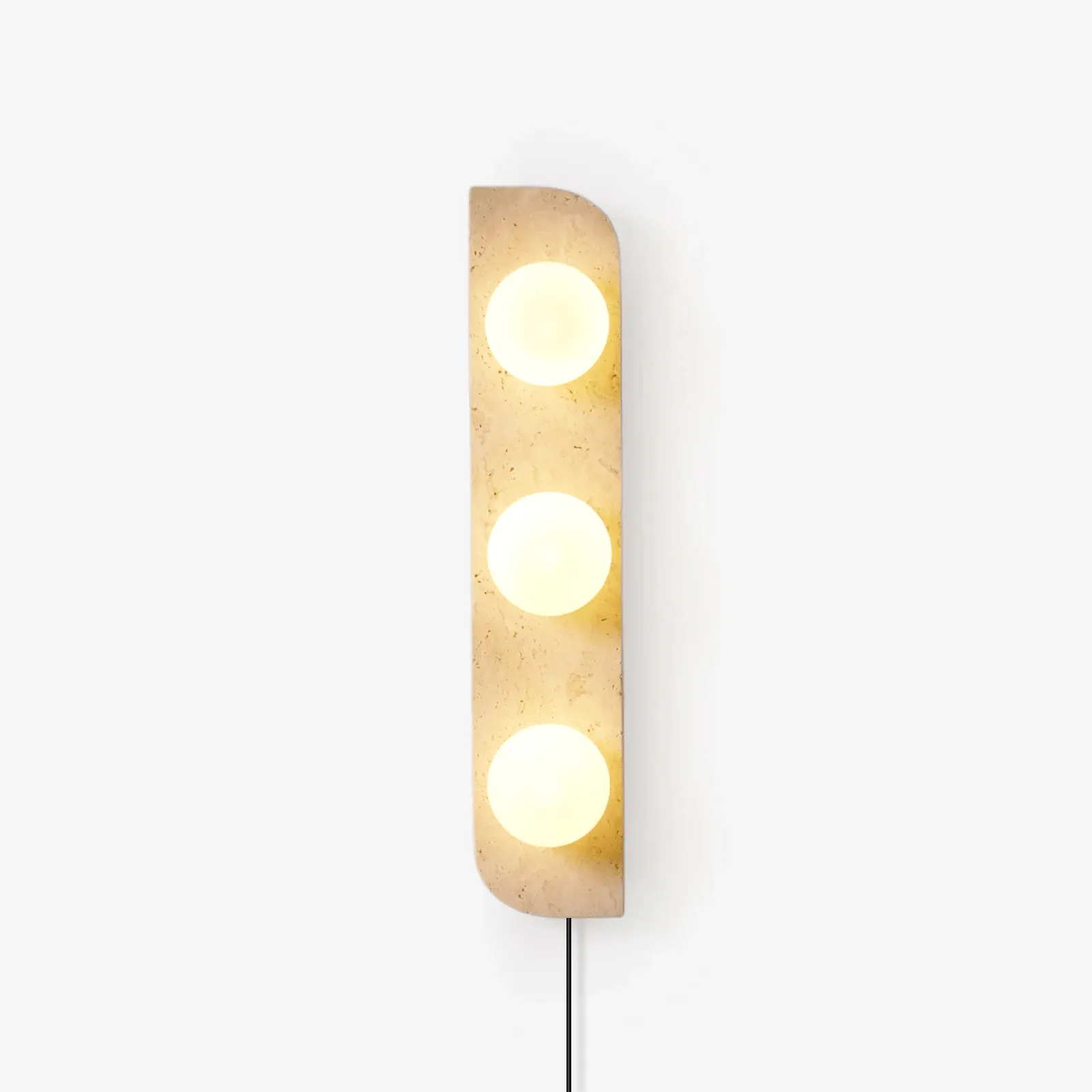 Elysian Travertine Plug-in Wall Light Bedroom Lights outlet online
