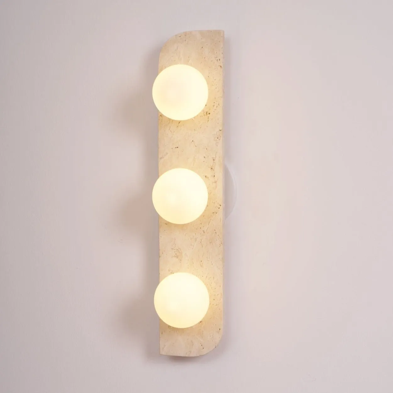 Elysian Travertine Plug-in Wall Light