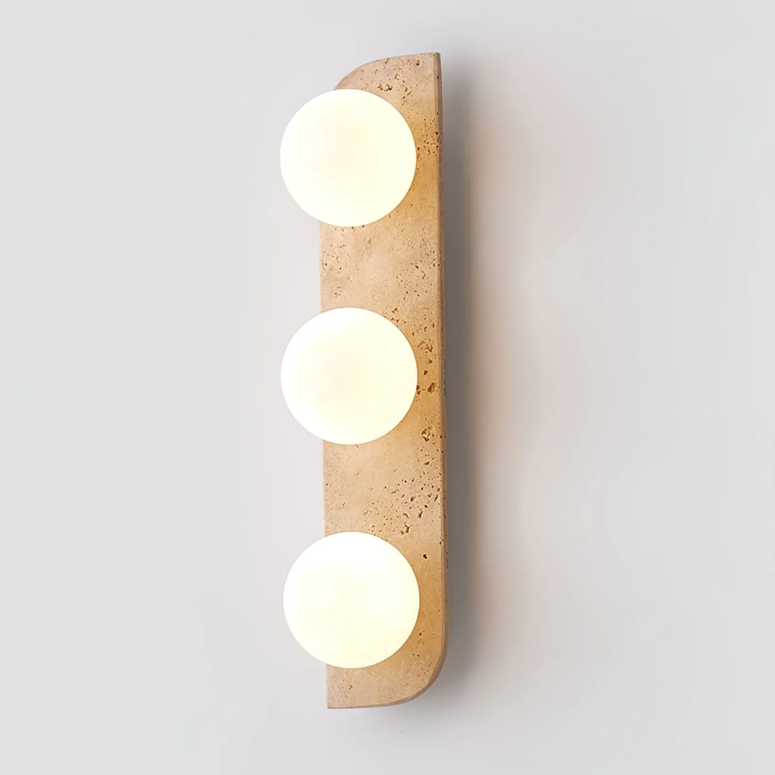 Elysian Travertine Plug-in Wall Light