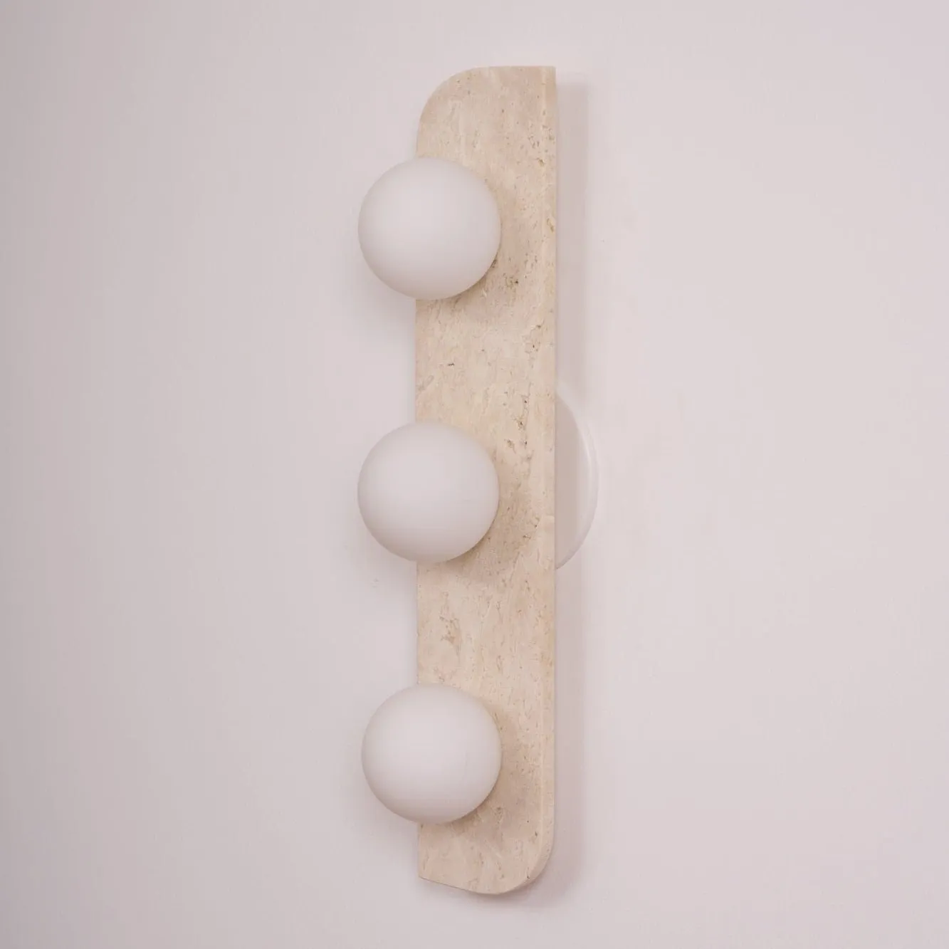 Elysian Travertine Plug-in Wall Light