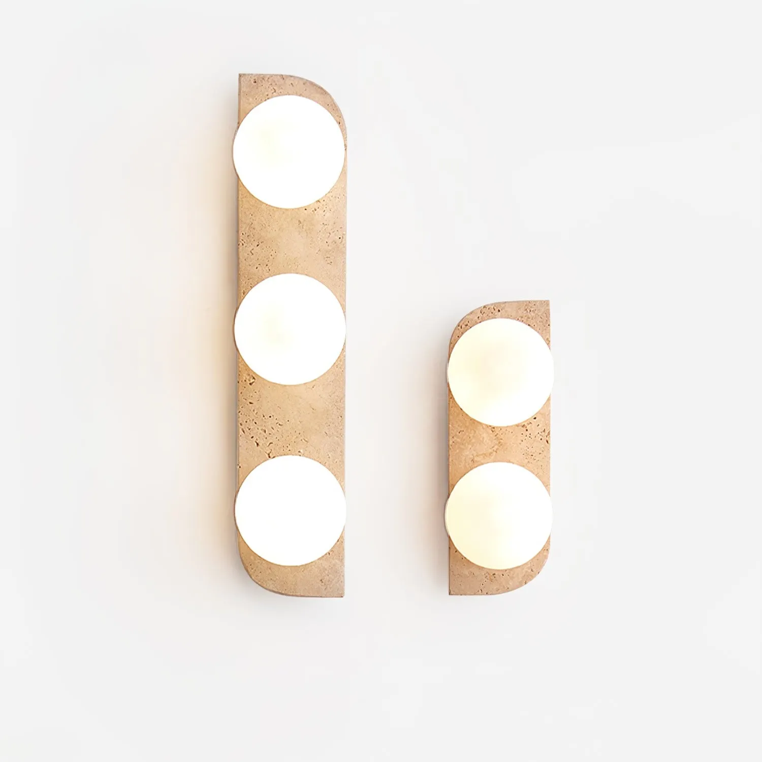 Elysian Travertine Plug-in Wall Light