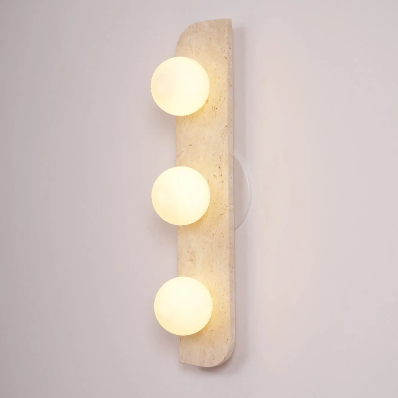 Elysian Travertine Plug-in Wall Light