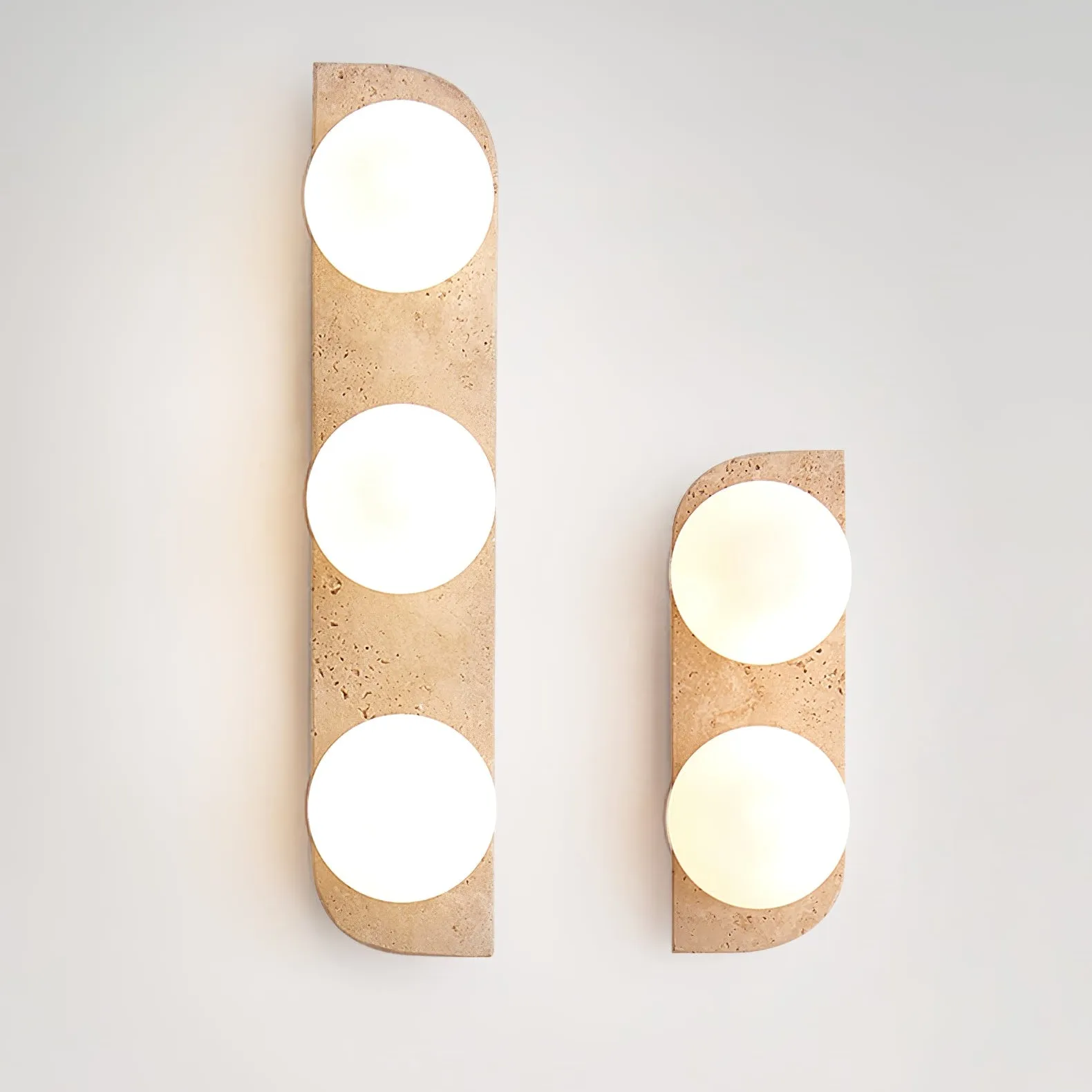 Elysian Travertine Plug-in Wall Light