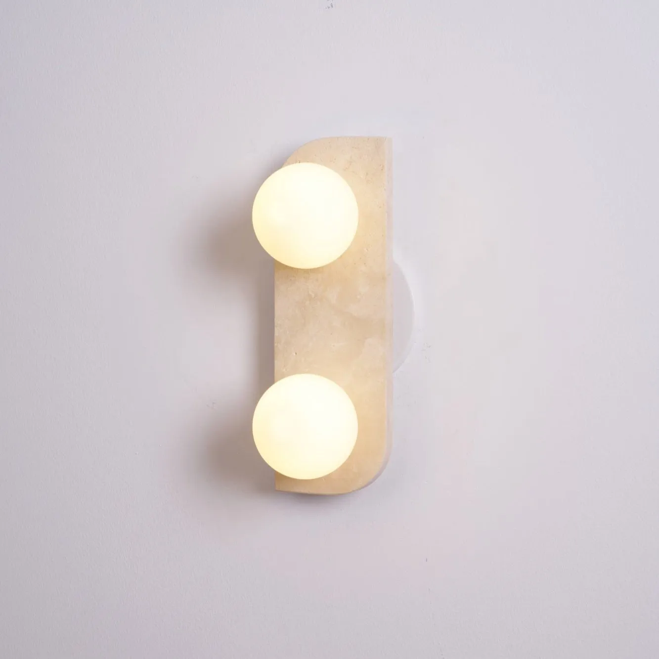 Elysian Travertine Plug-in Wall Light