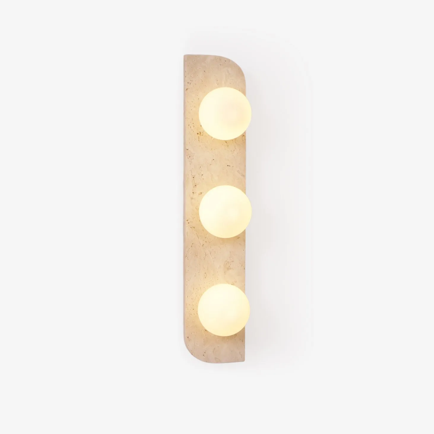 Elysian Travertine Plug-in Wall Light