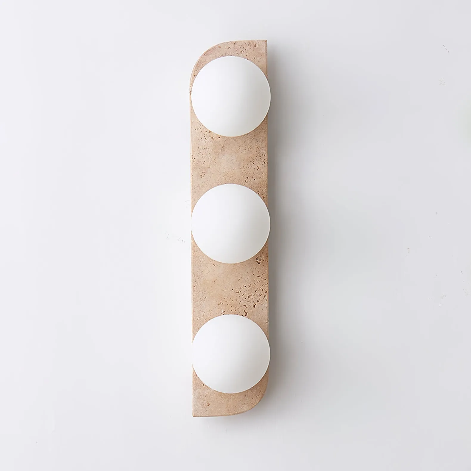 Elysian Travertine Plug-in Wall Light