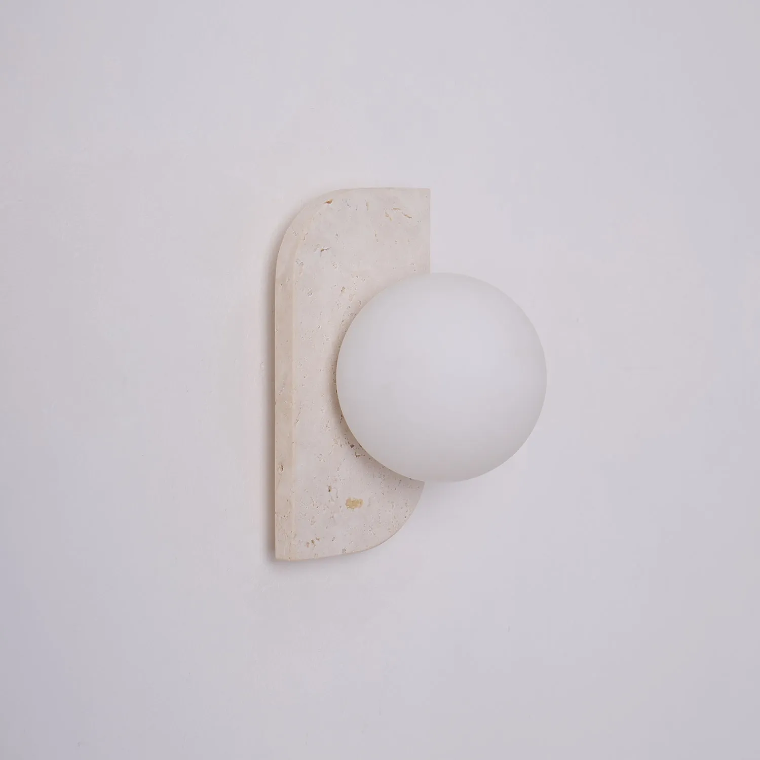 Elysian Travertine Plug-in Wall Light