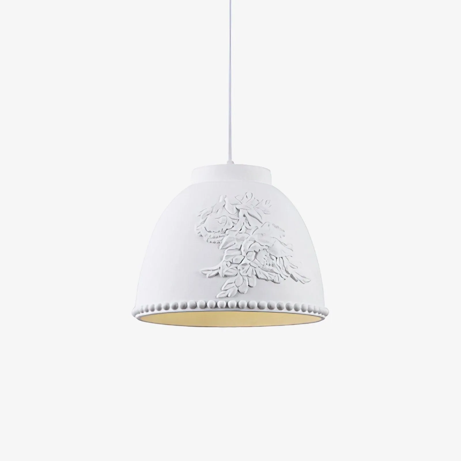 Embossed Flora Pendant Lamp Living Room Lamps on sale