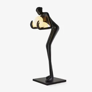 Embrace of Light Sculpture Floor Lamp Modern Lighting for Living Room