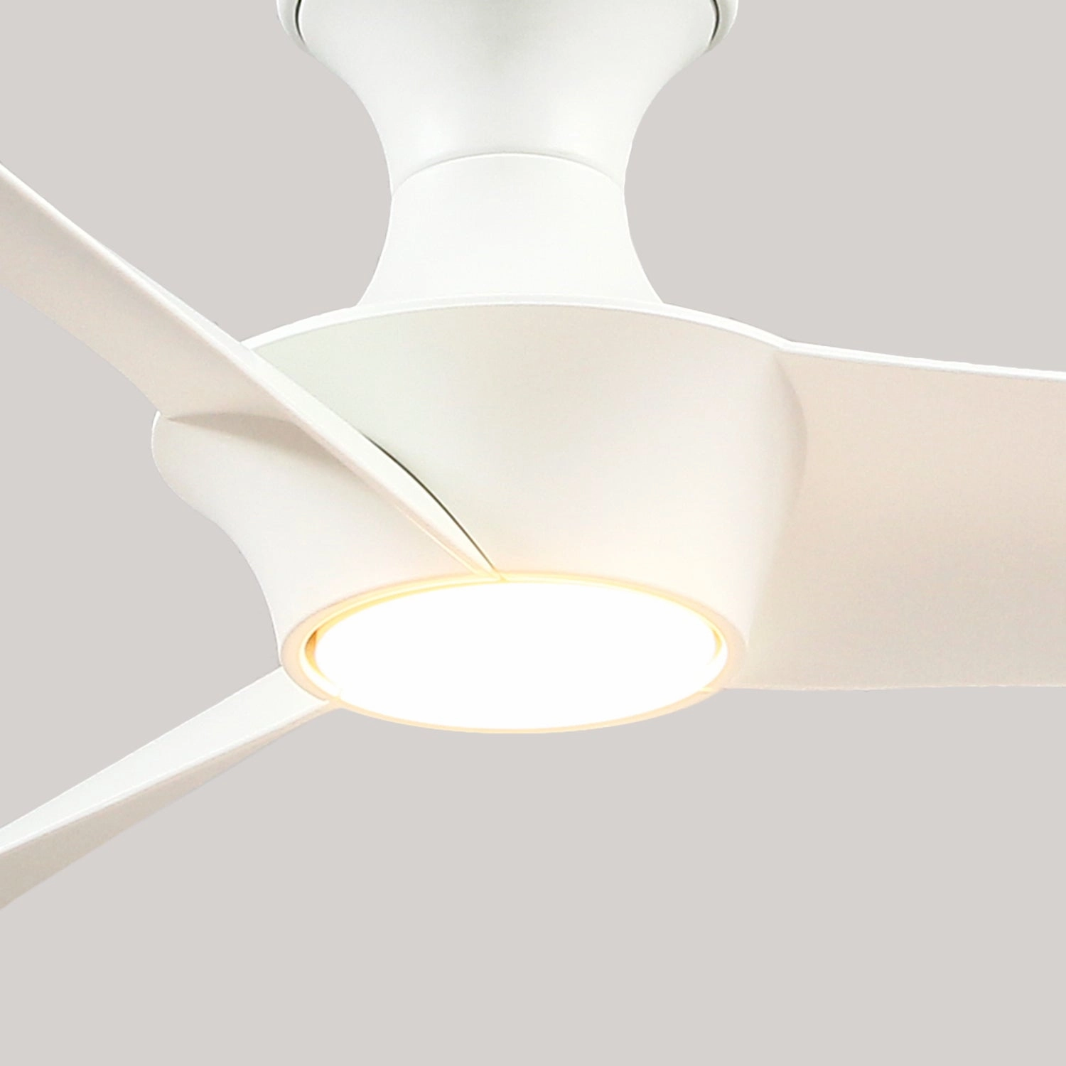Emiko-H 56"Ceiling Fan White Huggers Fans low price shop