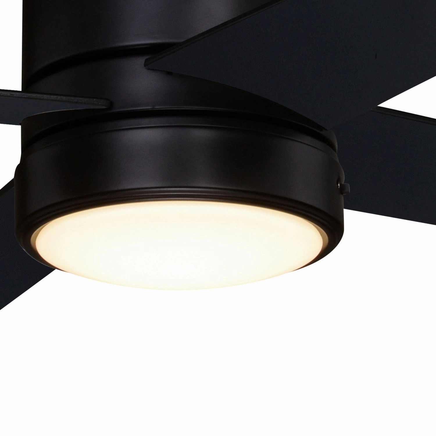 Erie 52"Ceiling Fan Black Huggers Fans low price shop