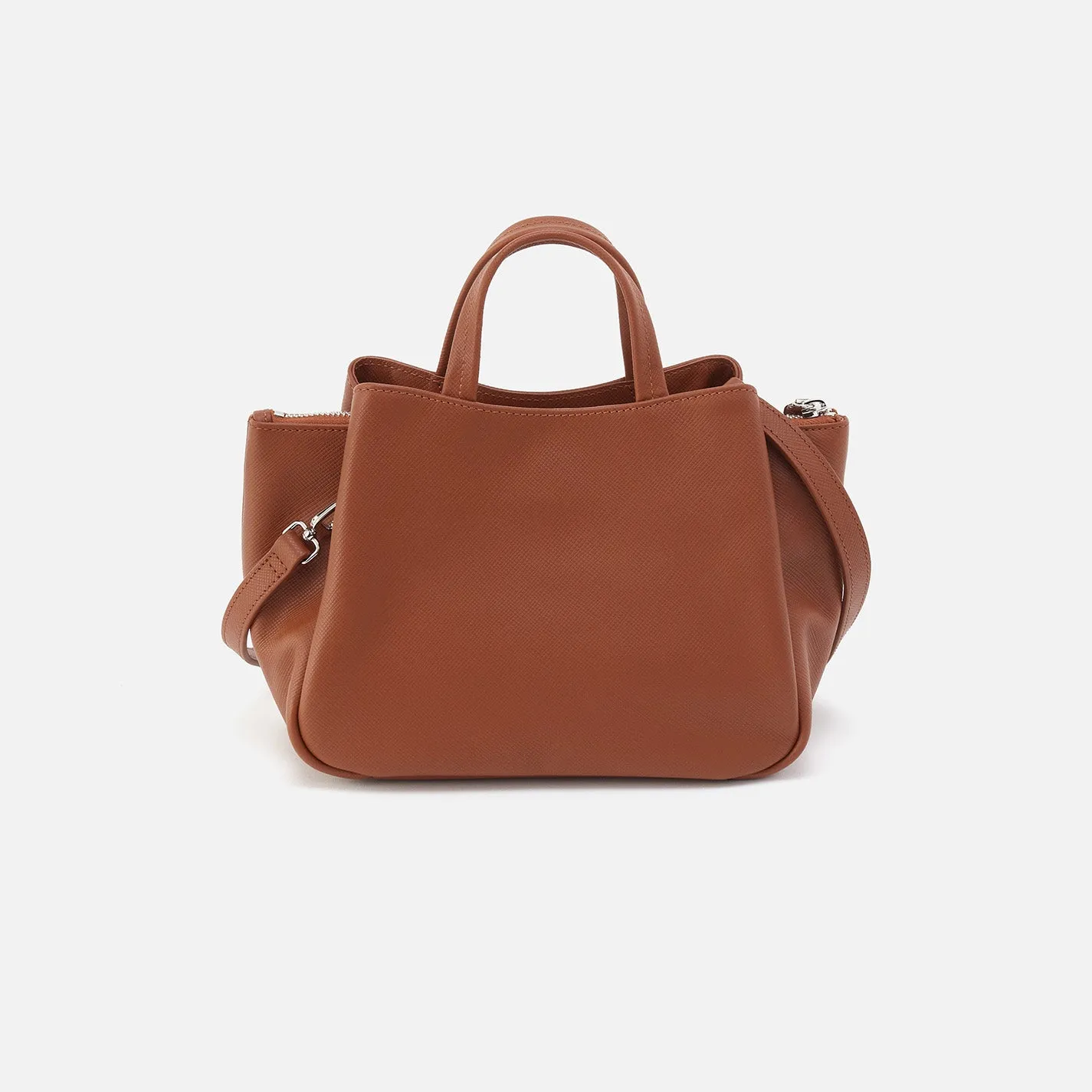 Essential Satchel in Soft Saffiano Leather - Lion