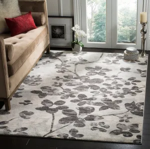 Evoke Machine Made Area Rug, Grey / Black Contemporary Style Easy Care Area Rugs deal online