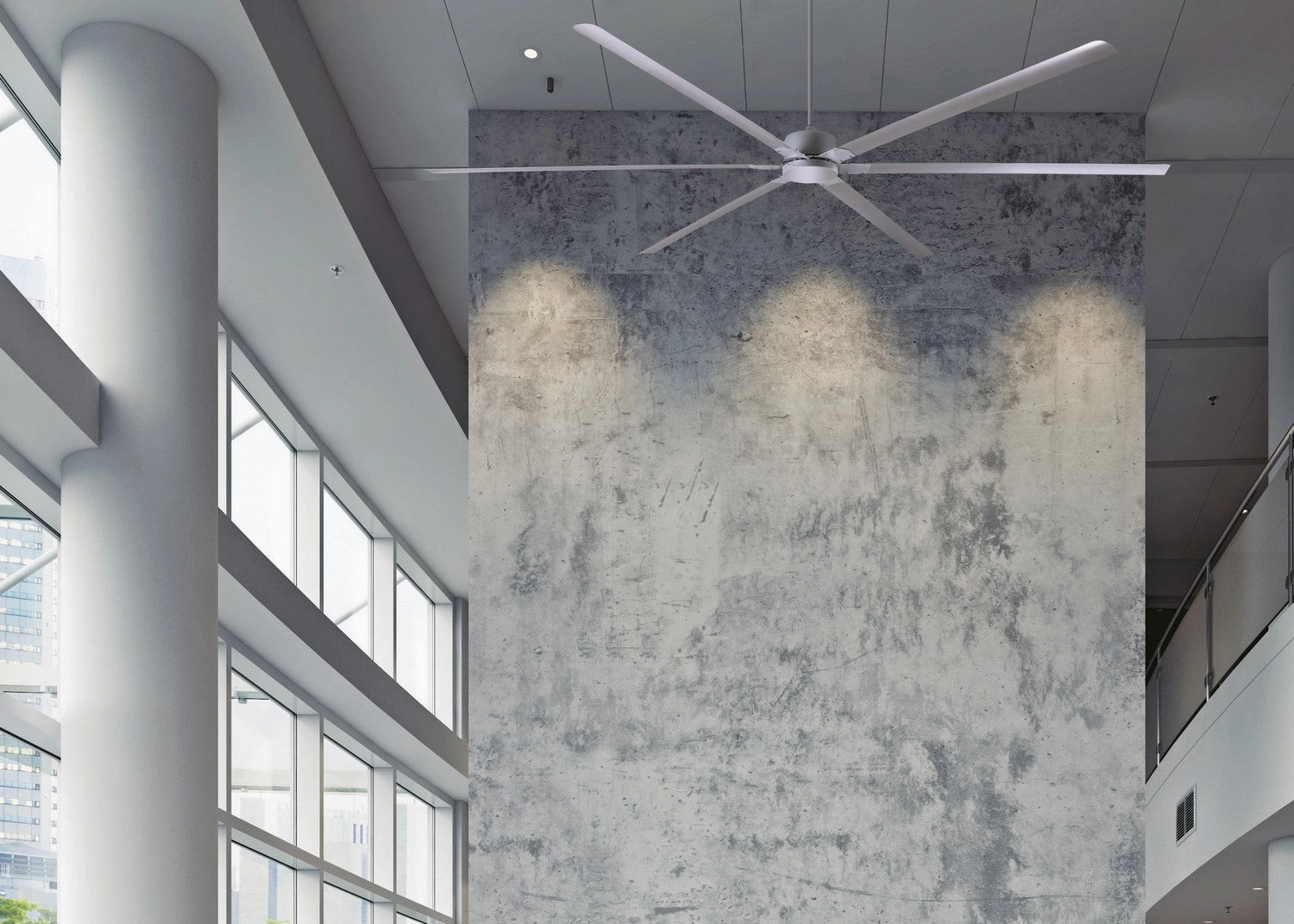 Fanbos 120"Ceiling Fan Grey Large Ceiling Fans online store