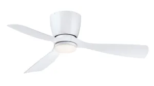 Fanimation Klinch 44" Flushmount Indoor/Outdoor Ceiling Fan with 18W LED Light and Remote Control Outdoor Ceiling Fans discount